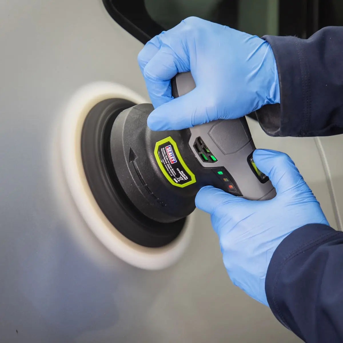 Sealey Polishing Bonnet Ø150mm White Rose Tools