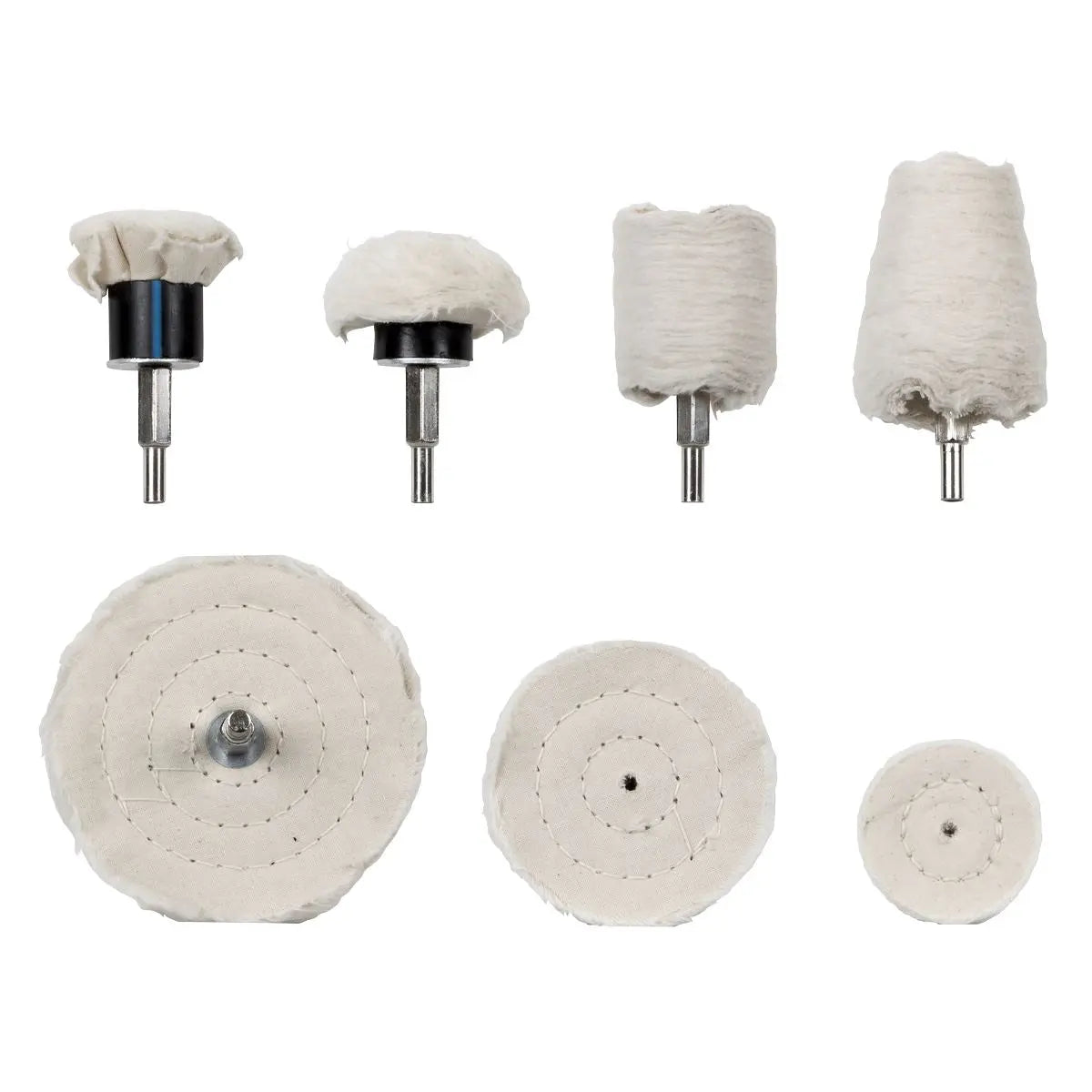 Sealey Polishing Wheel Set 8pc  White Rose Tools