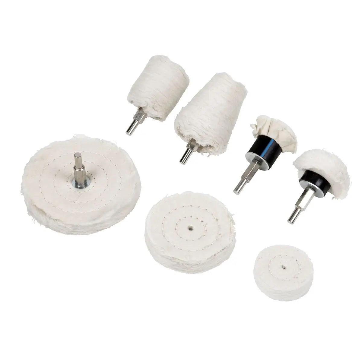 Sealey Polishing Wheel Set 8pc White Rose Tools