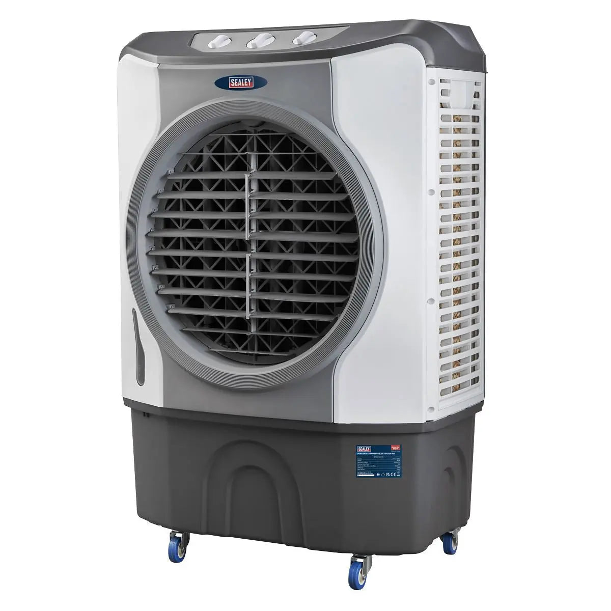 Sealey Portable Evaporative Air Cooler 45L White Rose Tools
