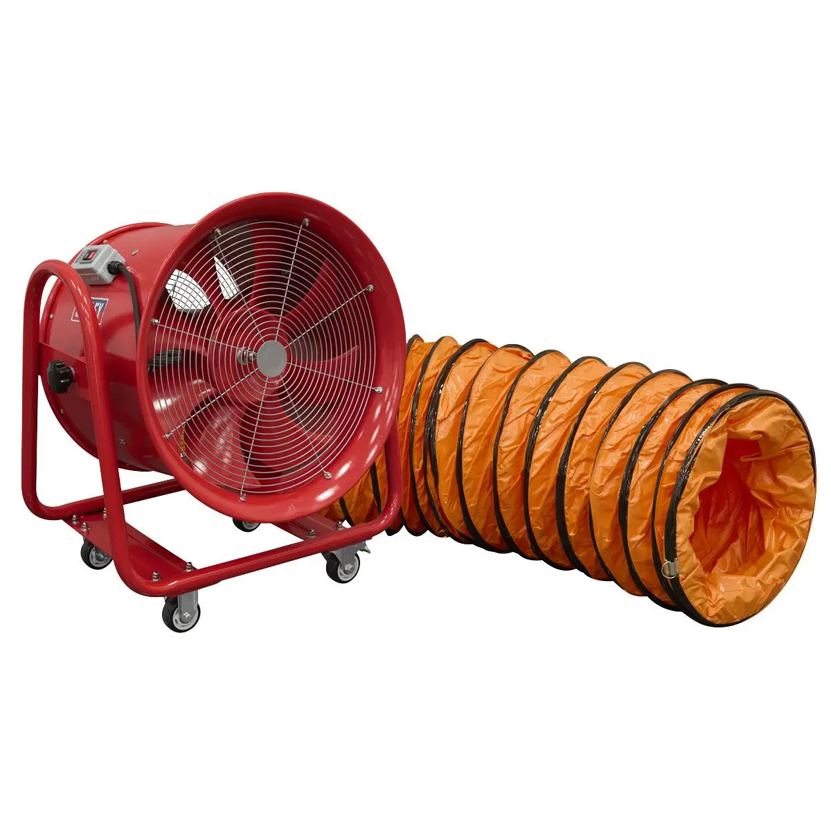 Sealey Portable Ventilator Ø500mm with 5m Ducting  White Rose Tools