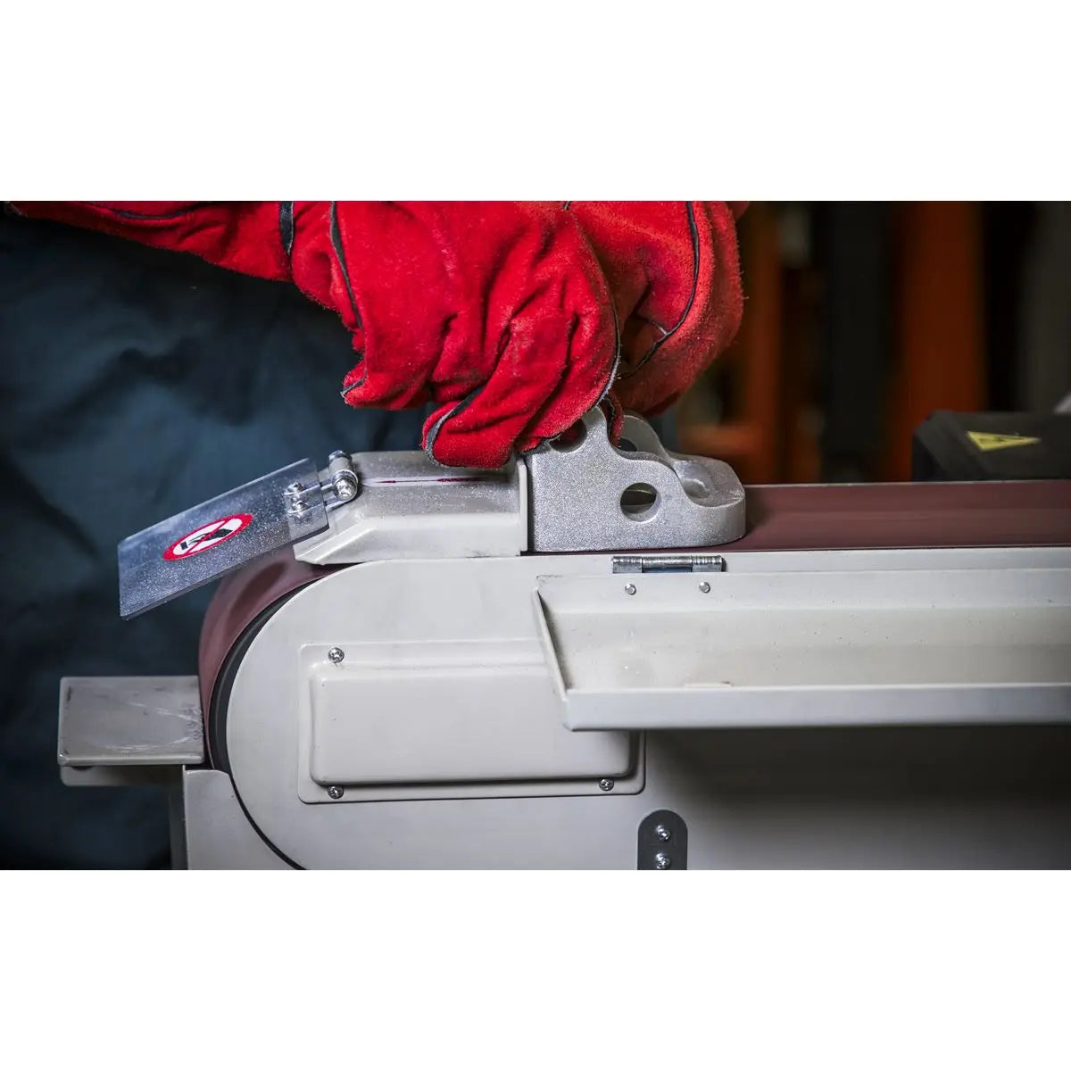 Sealey Power Belt Sander/Linisher 100 x 1220mm 1500W/230V White Rose Tools