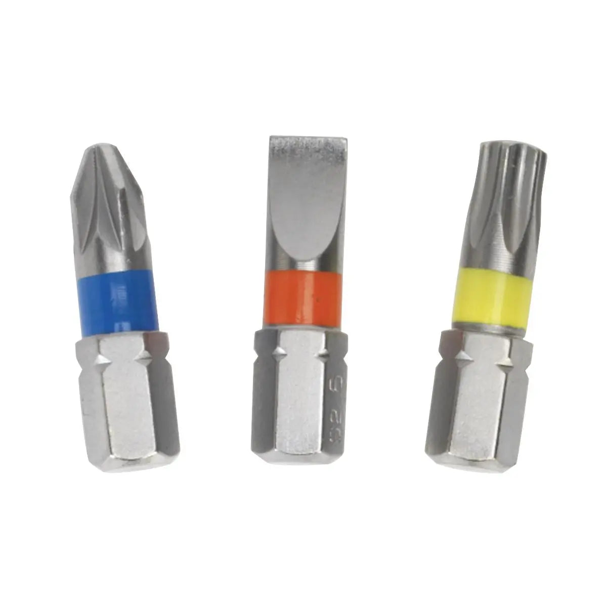 Sealey Power Tool Screwdriver Bit Set 15 Piece Colour Coded S2 Steel White Rose Tools