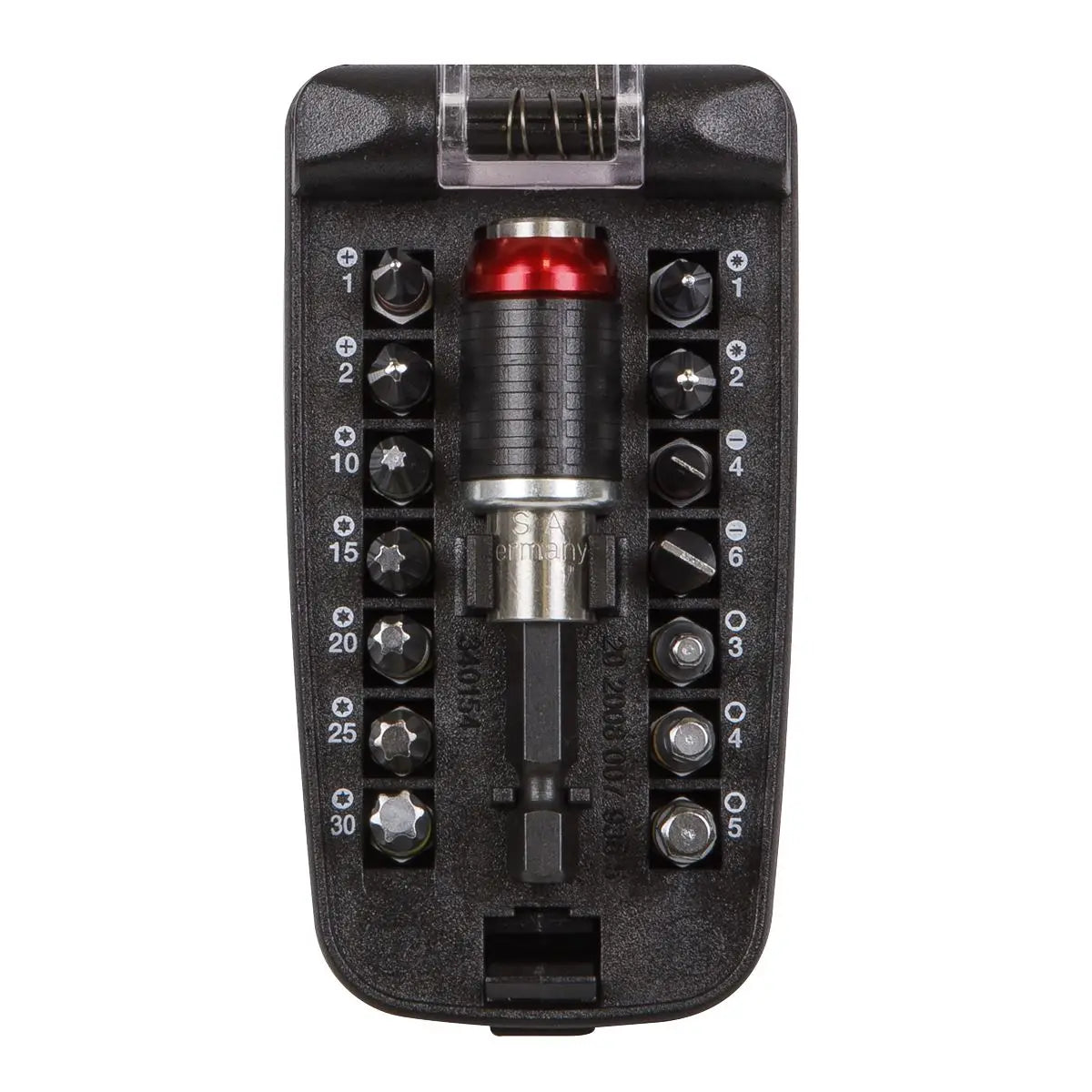 Sealey Power Tool Screwdriver Bit Set 15 Piece Colour Coded S2 Steel White Rose Tools