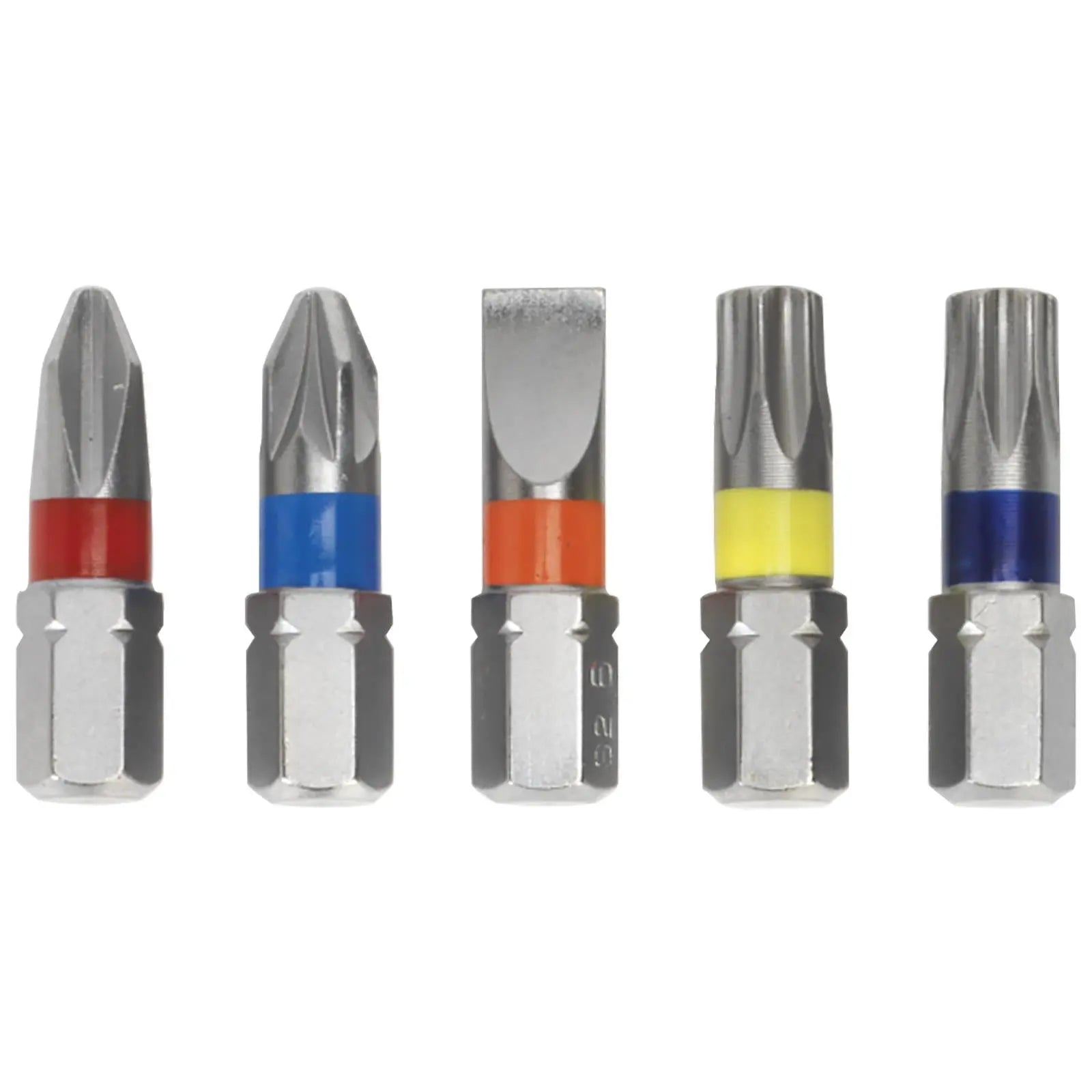 Sealey Power Tool Screwdriver Bit Set 15 Piece Colour Coded S2 Steel White Rose Tools