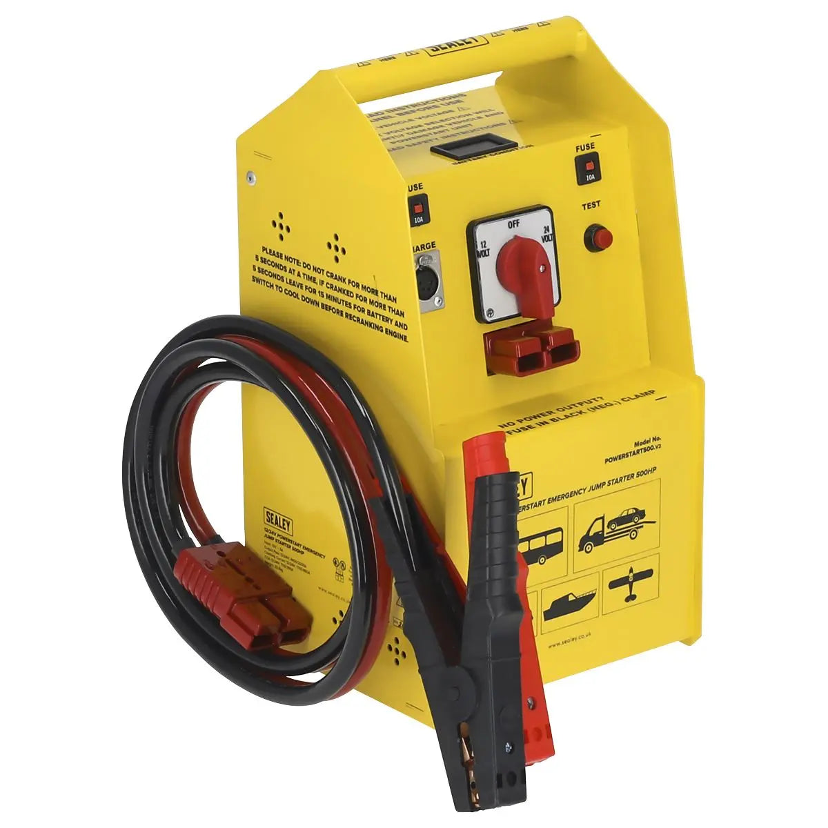 Sealey PowerStart Emergency Jump Starter 500hp Start 12/24V