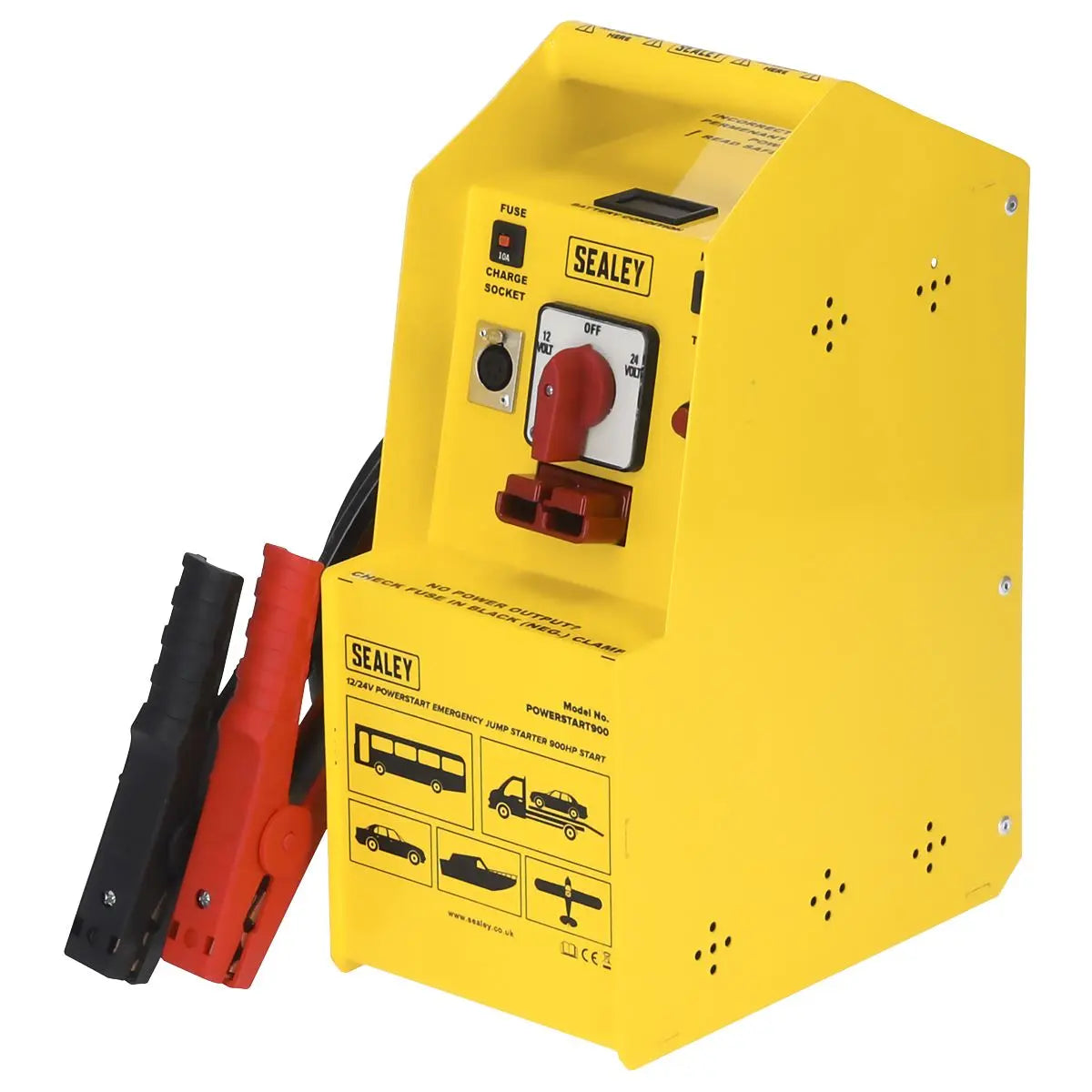 Sealey PowerStart Emergency Jump Starter 900hp Start 12/24V