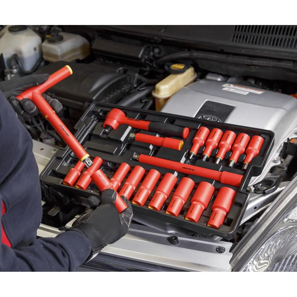 Sealey Premier 1000V Insulated Tool Kit 1/2"Sq Drive 49pc