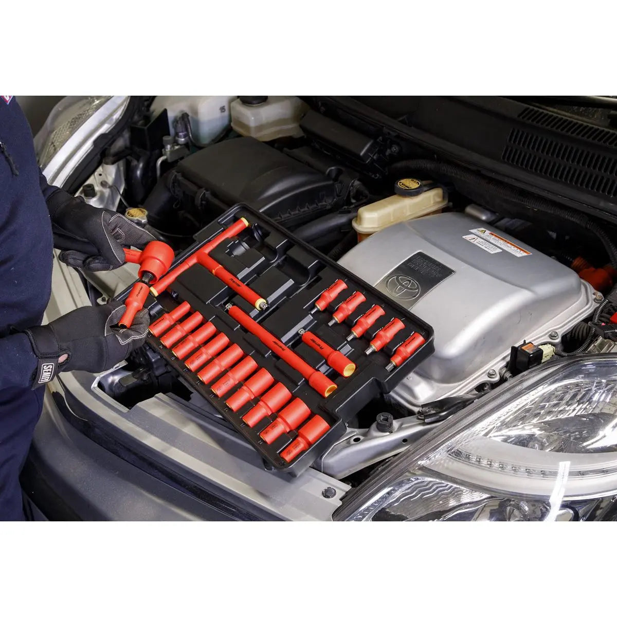 Sealey Premier 1000V Insulated Tool Kit 3/8"Sq Drive 50pc