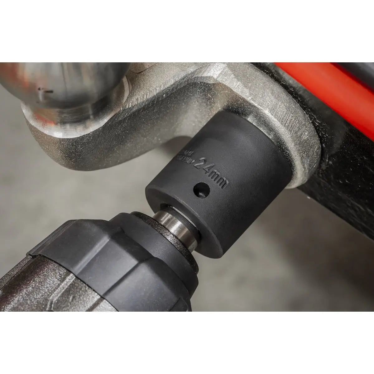 Sealey Premier 13 Piece 1/2" Drive Lock On Impact Socket Set 10-24mm Rounded Nuts