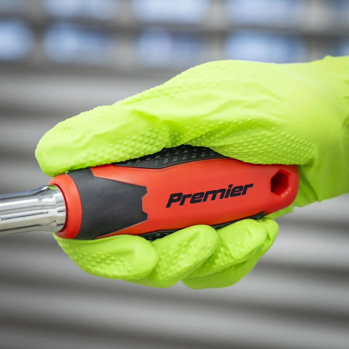 Sealey Premier 26 Piece 1/2" Drive Lock On Socket Set 8-32mm Ratchet Handle