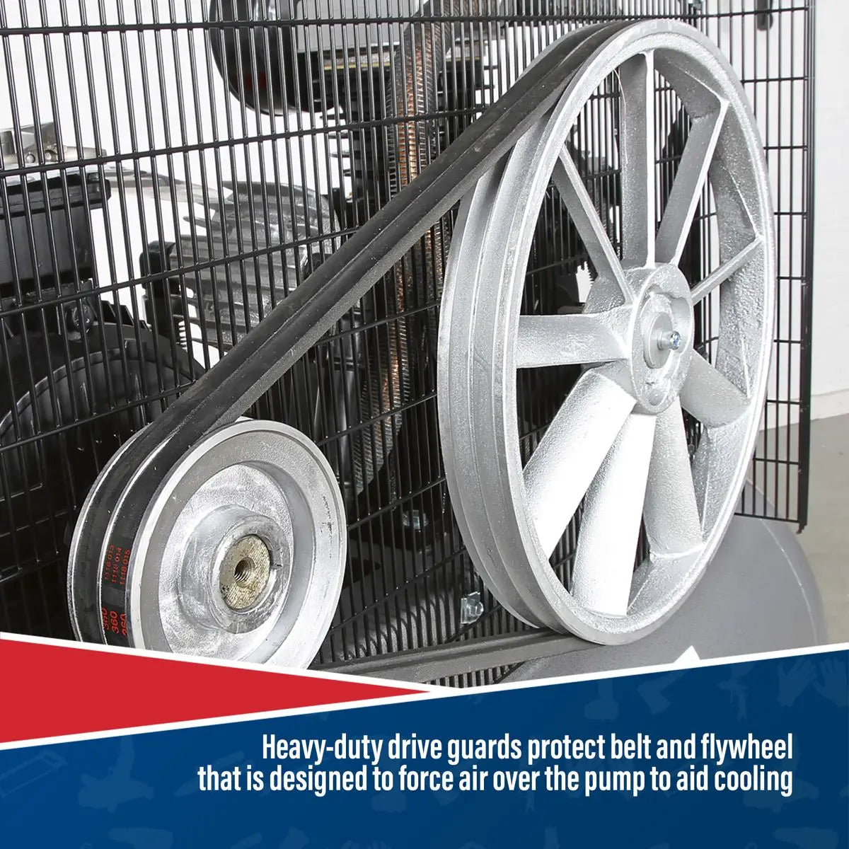 Sealey Premier 270L Belt Drive Air Compressor 7.5hp 3ph