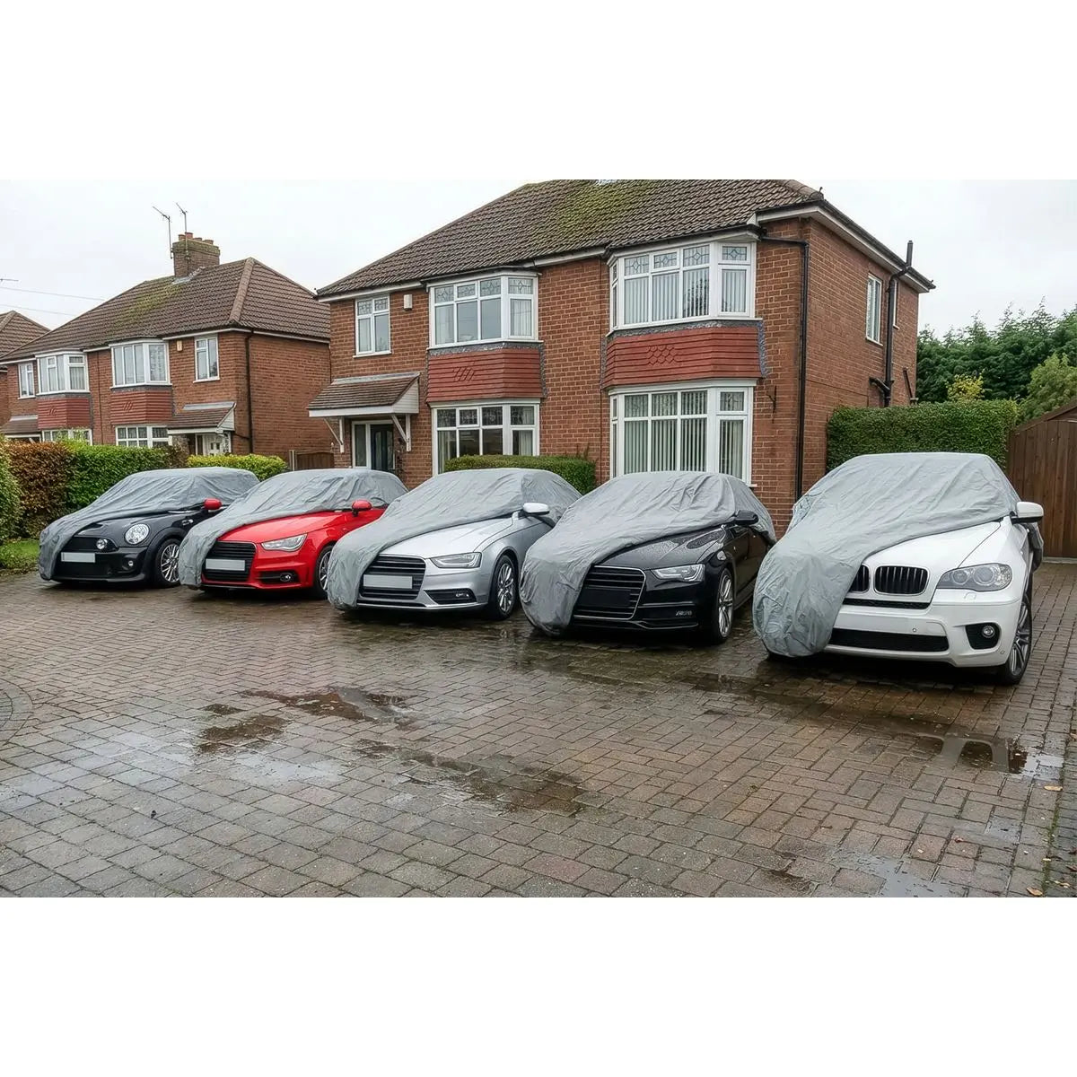 Sealey Premier 3-Layer All-Seasons Car Cover - Large White Rose Tools