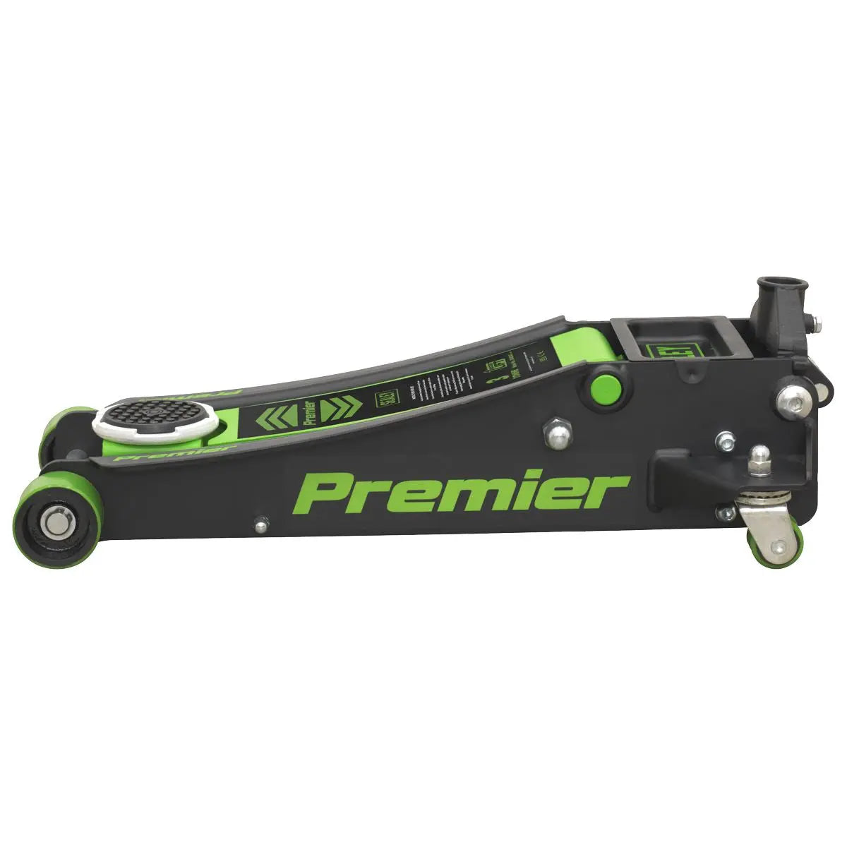 Sealey Premier 3 Tonne Rocket Lift Trolley Jack Green
