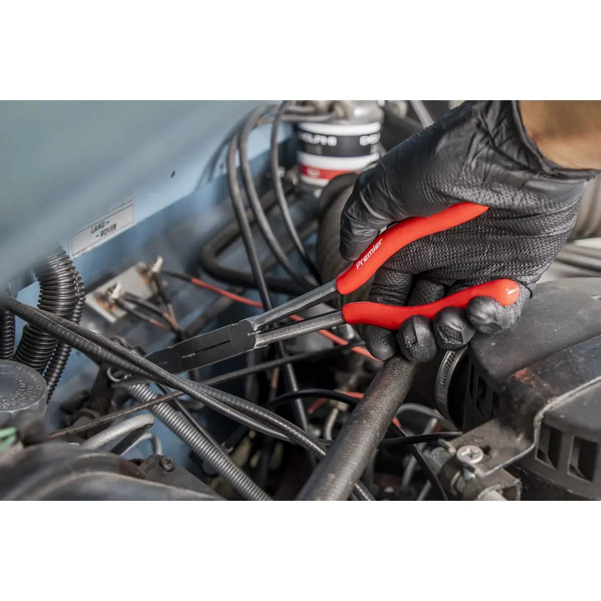 Sealey Premier 335mm Double Joint Long Reach Needle Nose Pliers Engine Bay