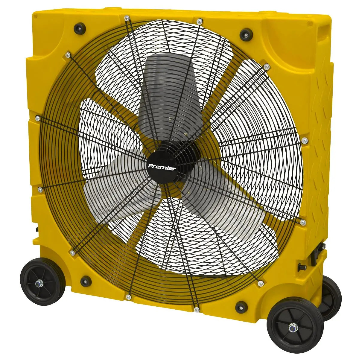 Sealey Premier 36" Industrial High Velocity Rotomold Drum Fan 3-Speed 110V White Rose Tools