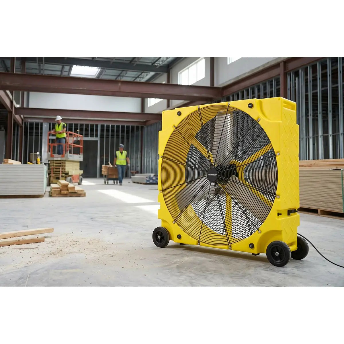 Sealey Premier 36" Industrial High Velocity Rotomould Drum Fan 3-Speed 110V White Rose Tools