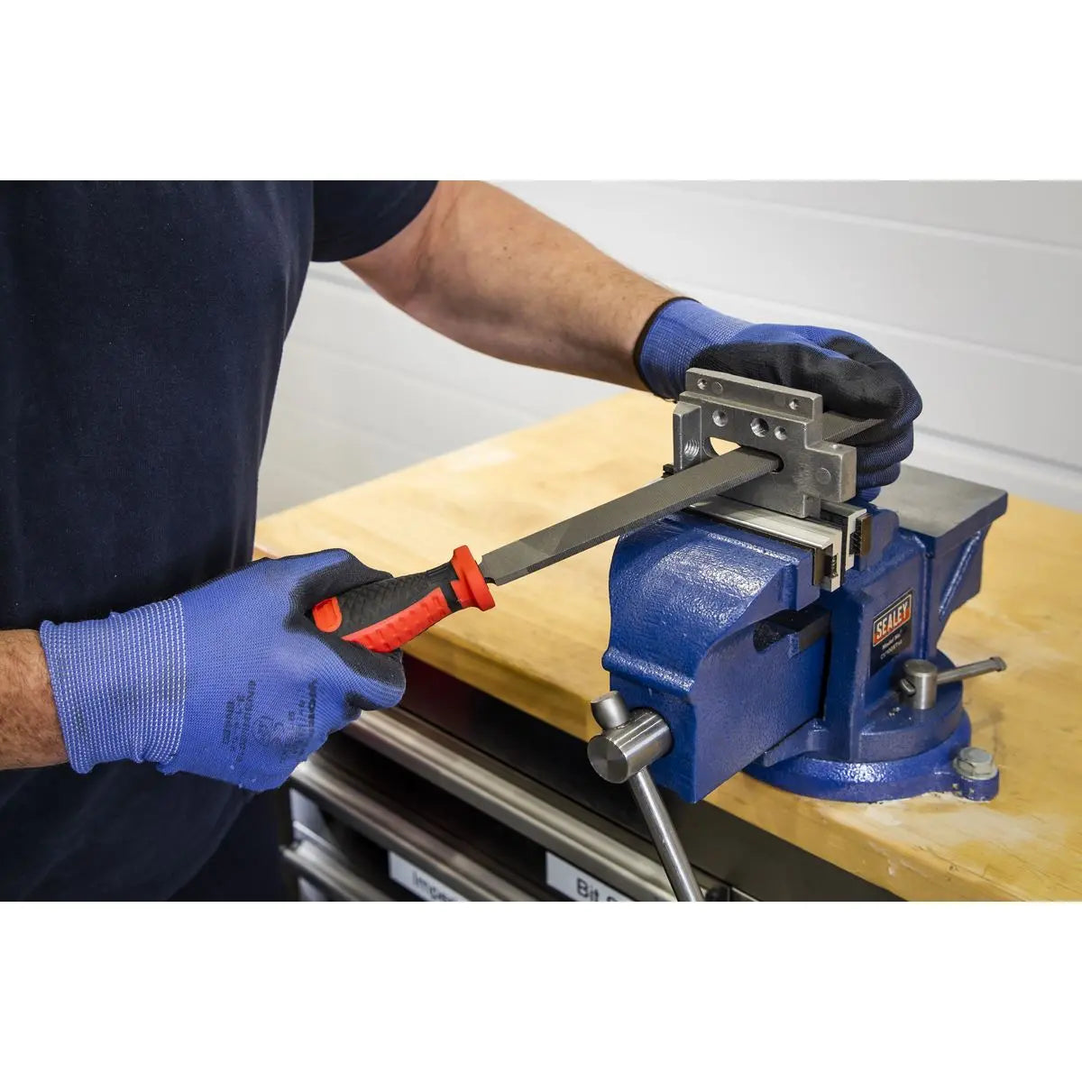 Sealey Premier 3pc 200mm Engineer's File Set