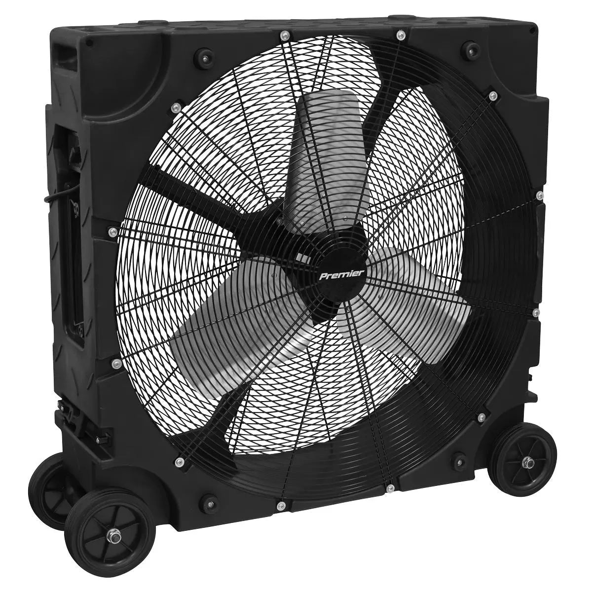 Sealey Premier 42" Industrial High Velocity Rotomold Drum Fan 3-Speed 230V White Rose Tools