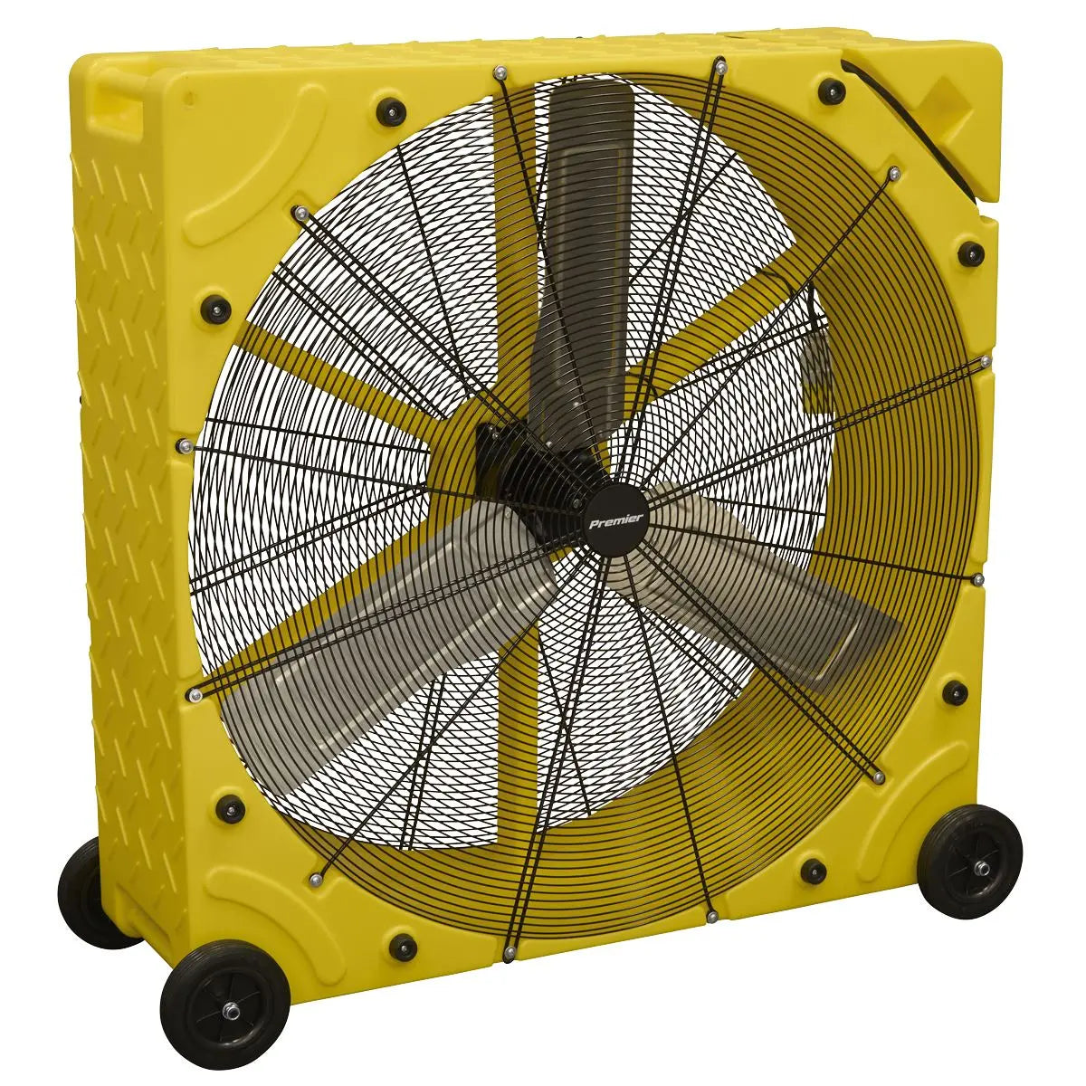 Sealey Premier 42" Industrial High Velocity Rotomould Drum Fan 3-Speed 110V White Rose Tools