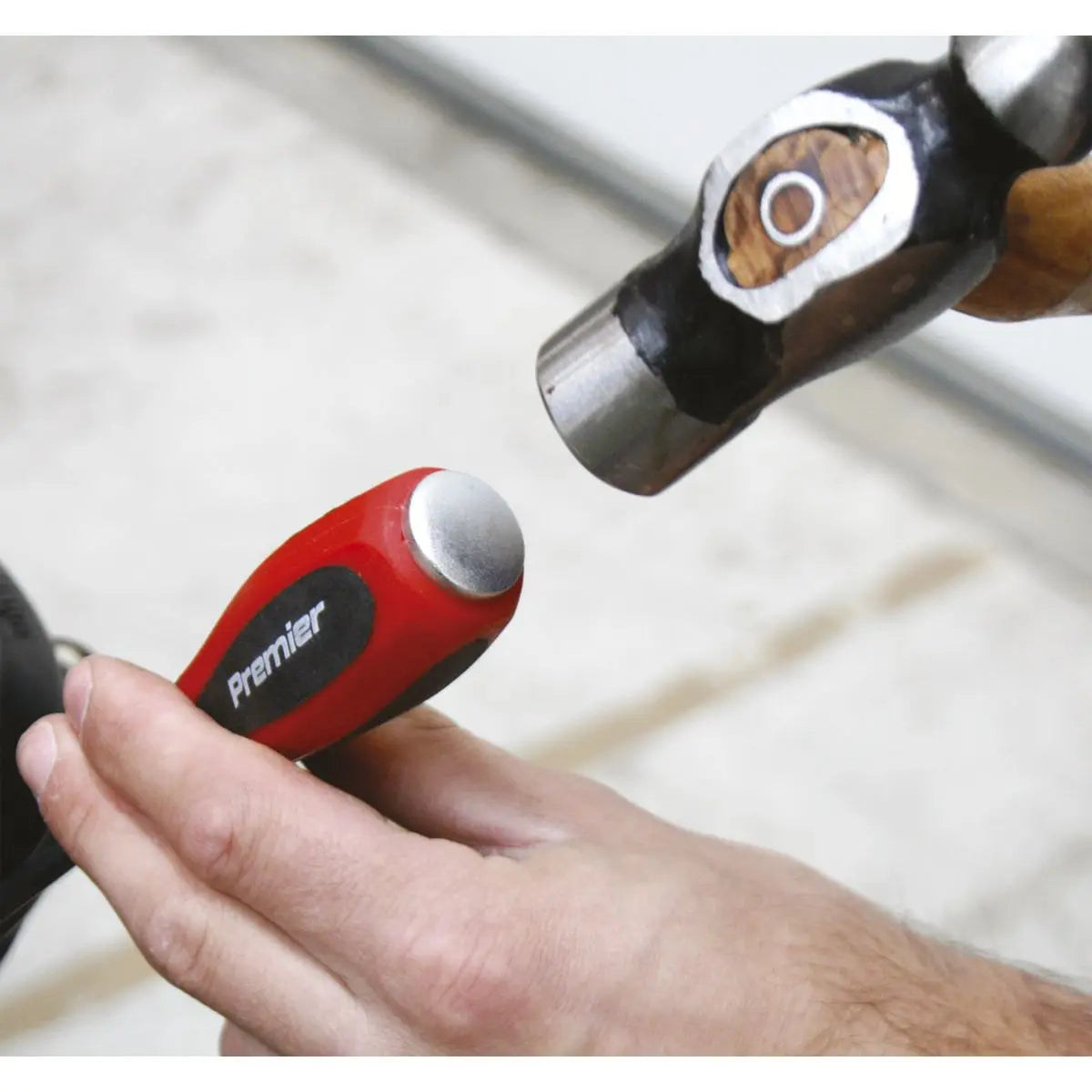 Sealey Premier 6 Piece Hammer Thru Screwdriver Set Slotted Phillips Bolster