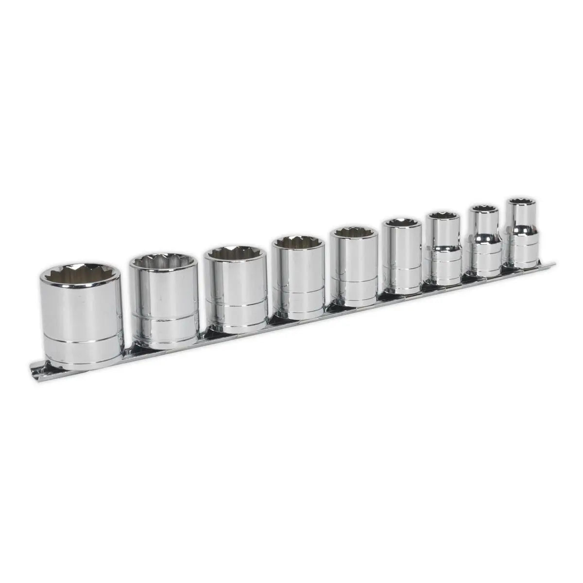 Sealey Premier 9 Piece 1/2" Drive Whitworth Socket Set 1/8"-5/8" Classic Car