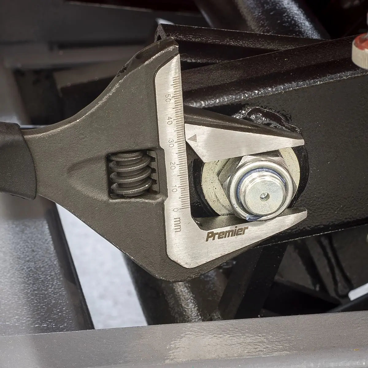 Sealey Premier Adjustable Wide Jaw Wrench 300mm White Rose Tools