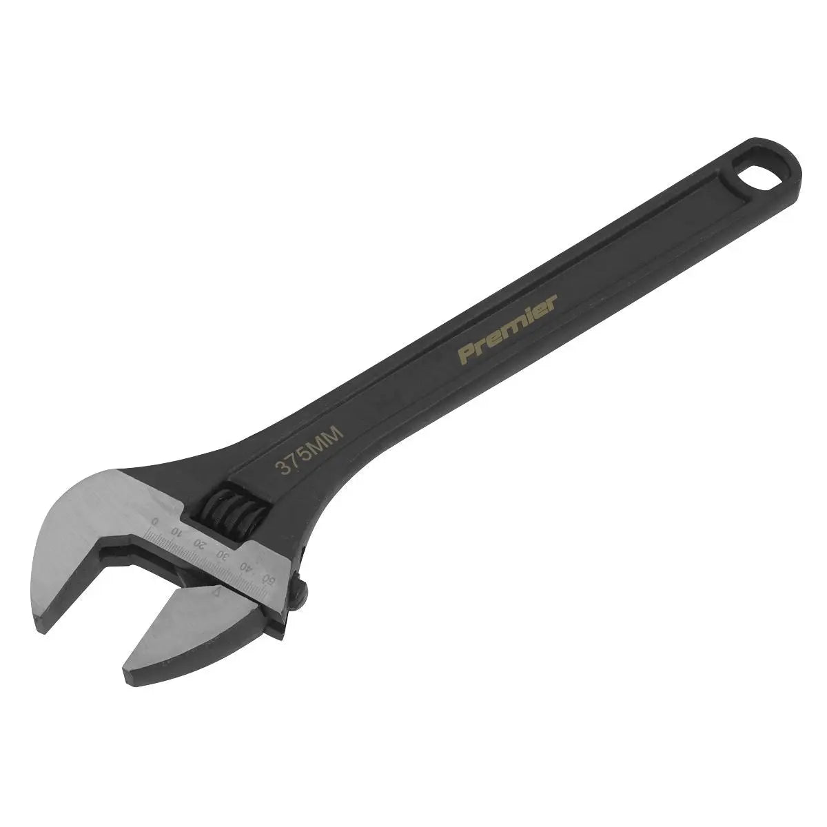 Sealey Premier Adjustable Wrench 375mm Jaw Capacity 41mm