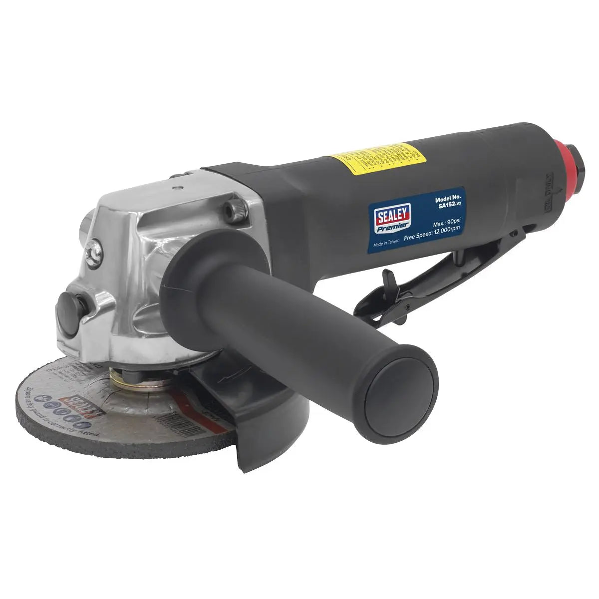 Sealey Premier Air Angle Grinder Ø100mm Composite Housing