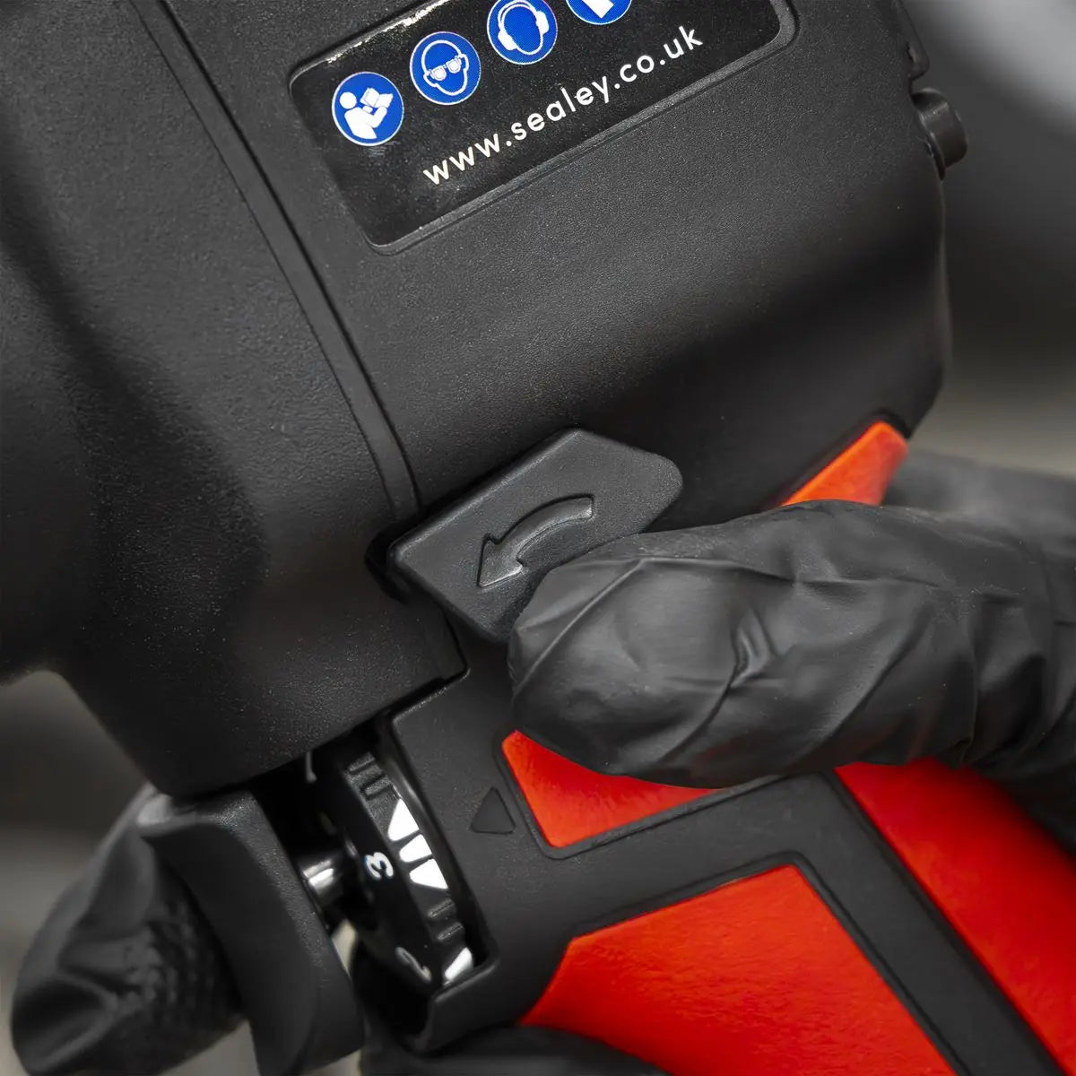 Sealey Premier Air Impact Wrench 1/2"Sq Drive Stubby - Twin Hammer