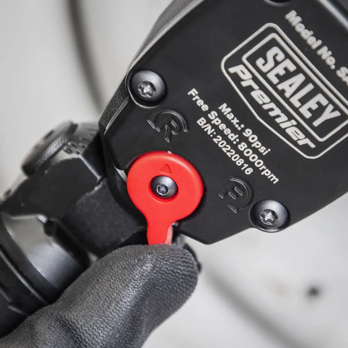 Sealey Premier Air Impact Wrench 1/2"Sq Drive Super Stubby - Twin Hammer