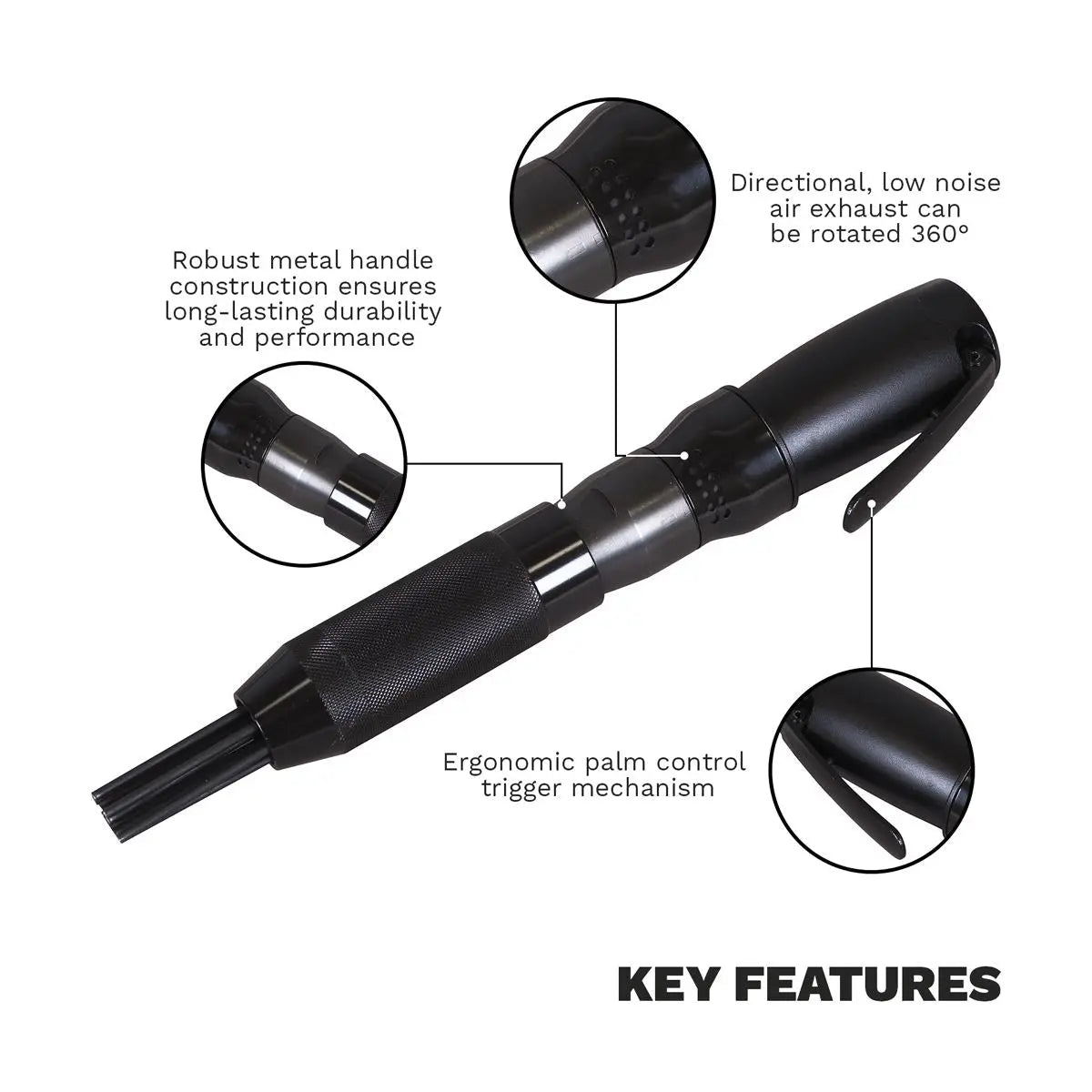 Sealey Premier Air Needle Scaler Composite