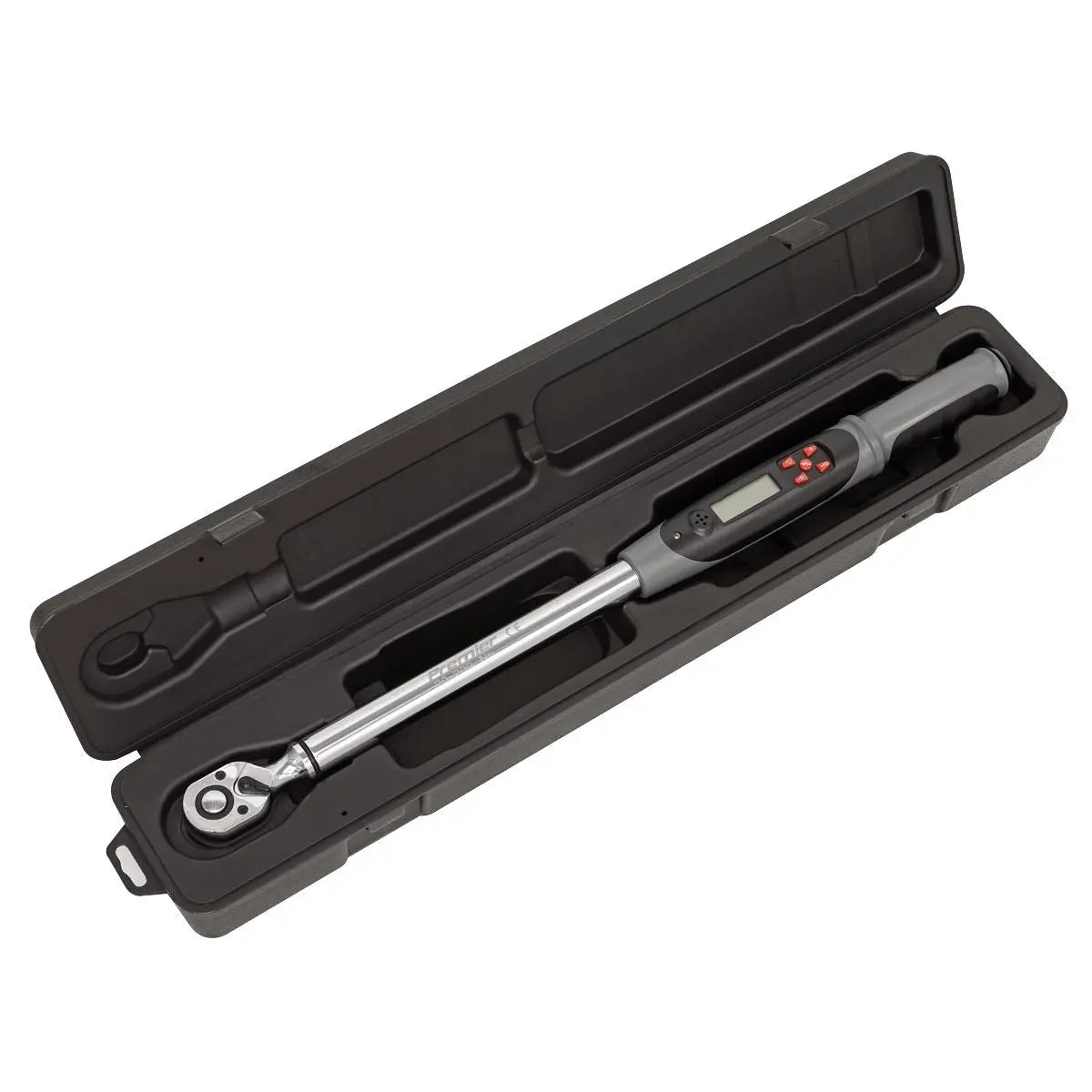 Sealey Premier Angle Torque Wrench Digital 1/2"Sq Drive 20-200Nm(14.7-147.5lb.ft)