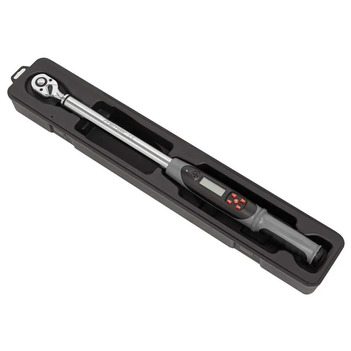 Sealey Premier Angle Torque Wrench Digital 1/2"Sq Drive 20-200Nm(14.7-147.5lb.ft)