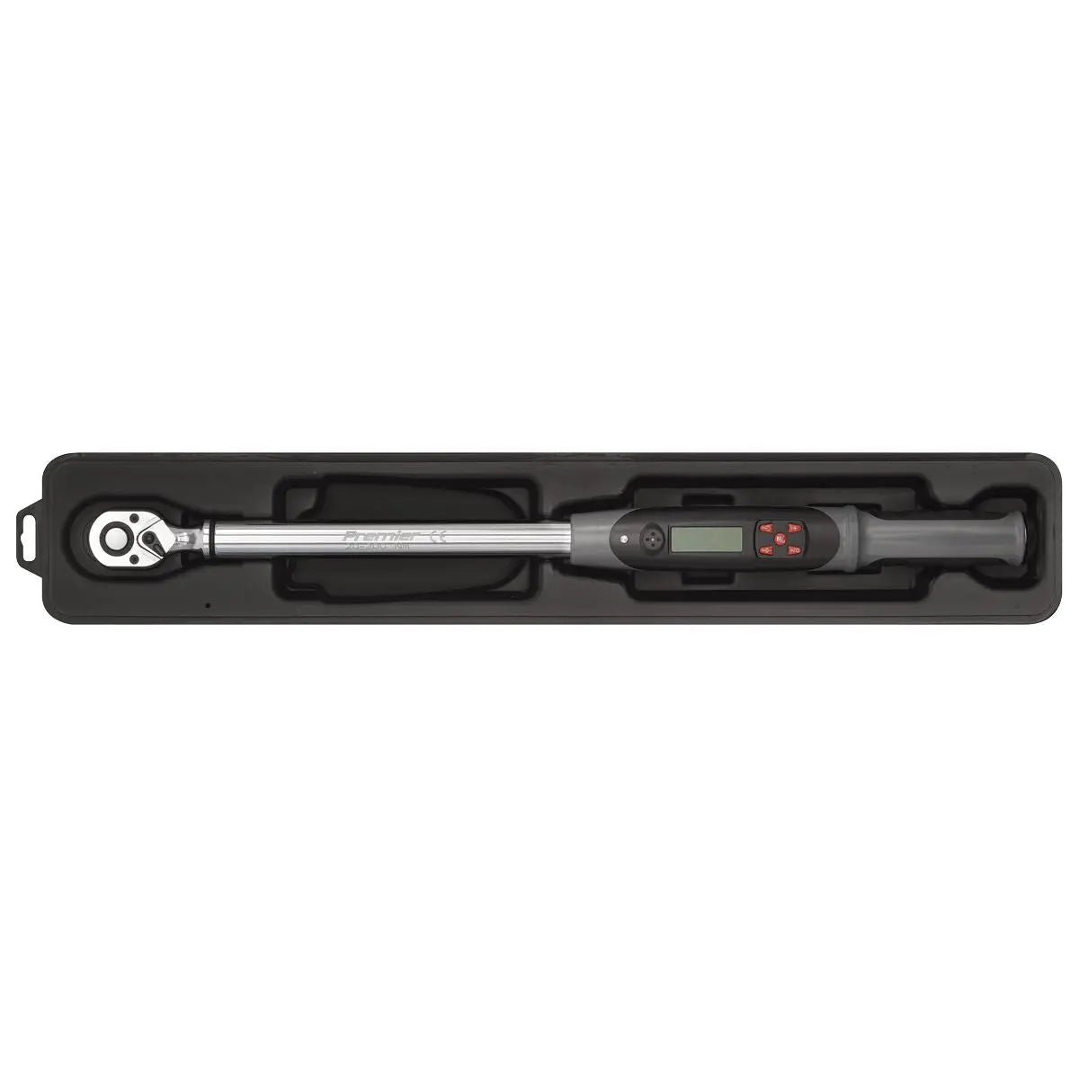 Sealey Premier Angle Torque Wrench Digital 1/2"Sq Drive 20-200Nm(14.7-147.5lb.ft)