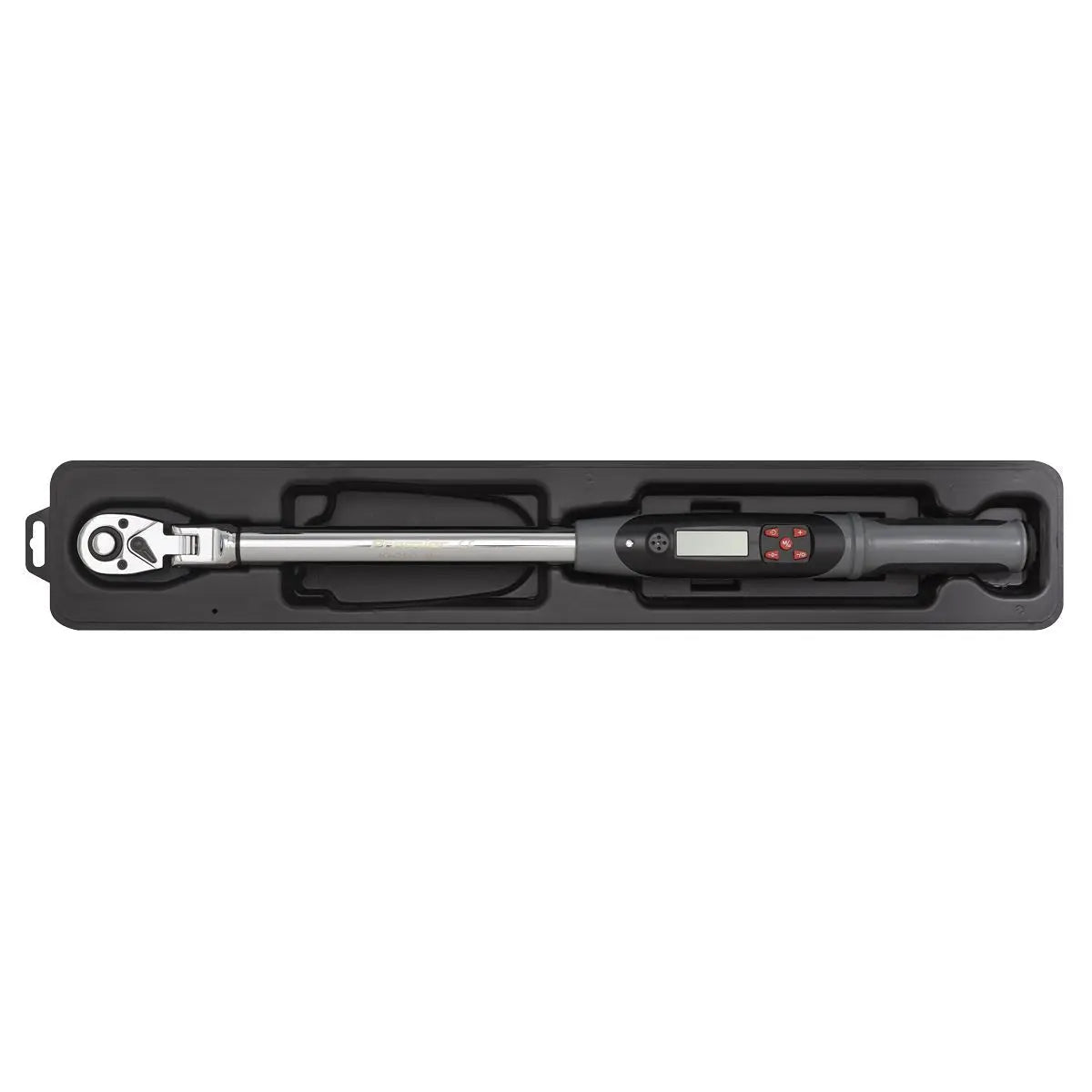 Sealey Premier Angle Torque Wrench Flexi-Head Digital 1/2"Sq Drive 20-200Nm(14.7-147.5lb.ft)
