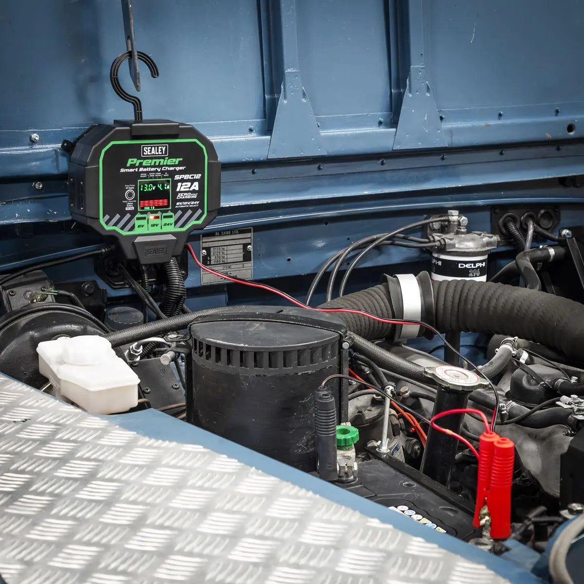 Sealey Premier Battery Maintainer Charger 12A Fully Automatic