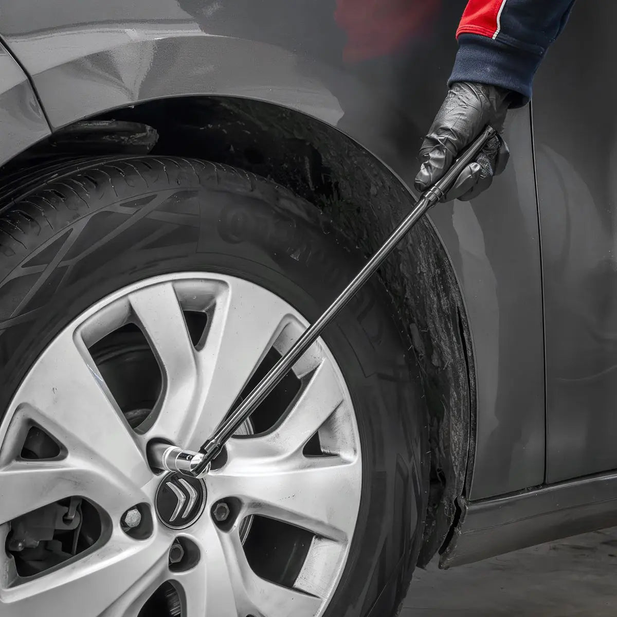 Sealey Premier Black Breaker Bar 450mm 3/8"Sq Drive White Rose Tools