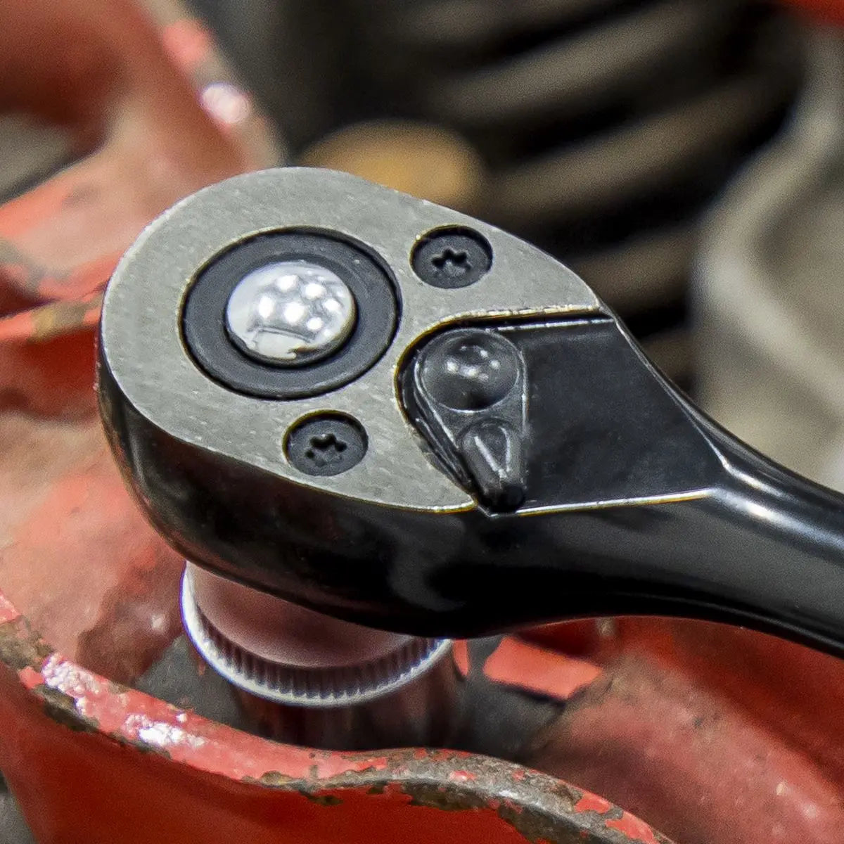 Sealey Premier Black Ratchet Wrench 1/4"Sq Drive - Premier Black