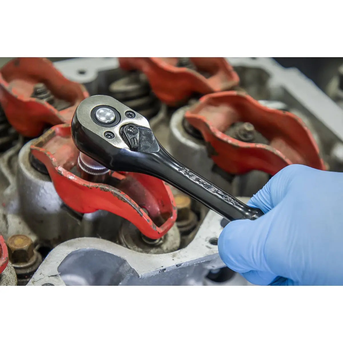 Sealey Premier Black Ratchet Wrench 3/8"Sq Drive - Premier Black