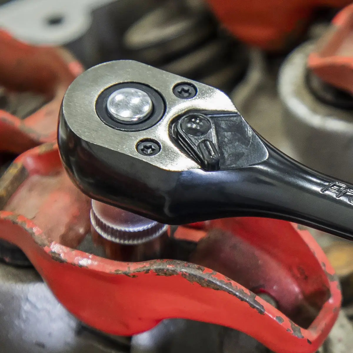 Sealey Premier Black Ratchet Wrench 3/8"Sq Drive - Premier Black