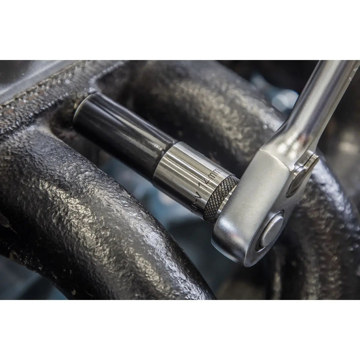 Sealey Premier Black Socket Set Deep 13pc 1/2"Sq Drive Metric - Premier Black