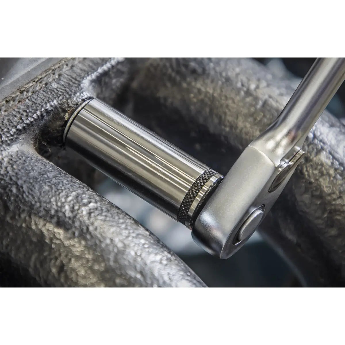 Sealey Premier Black Socket Set Deep 13pc 1/4"Sq Drive Metric - Premier Black