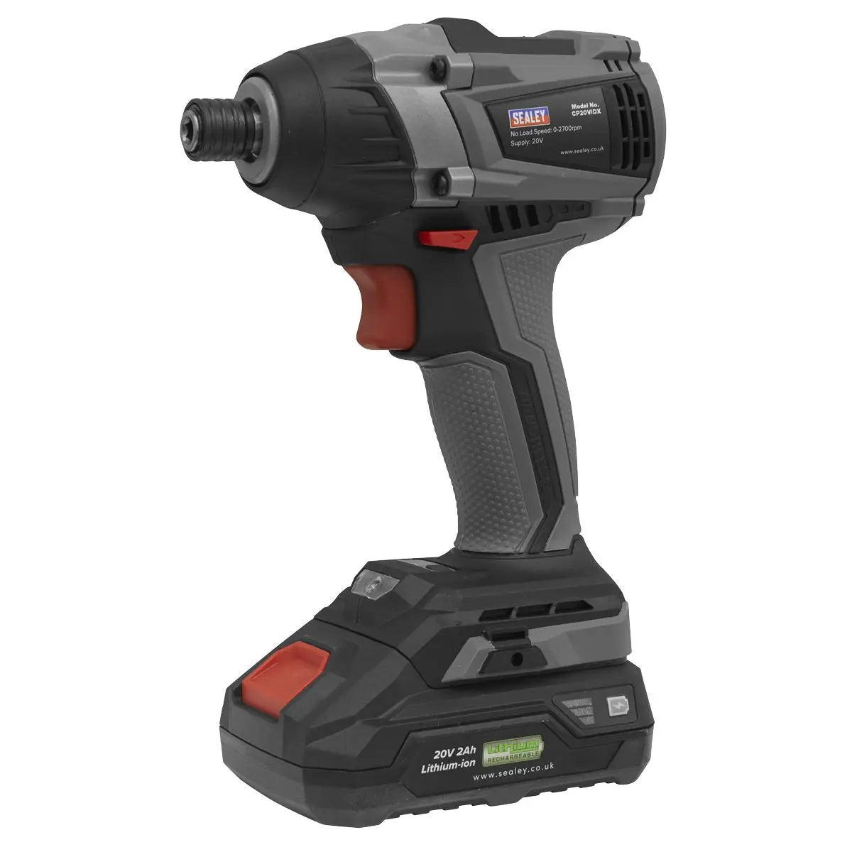 Sealey Premier Brushless Impact Driver 20V SV20 Series 1/4"Hex - Body Only