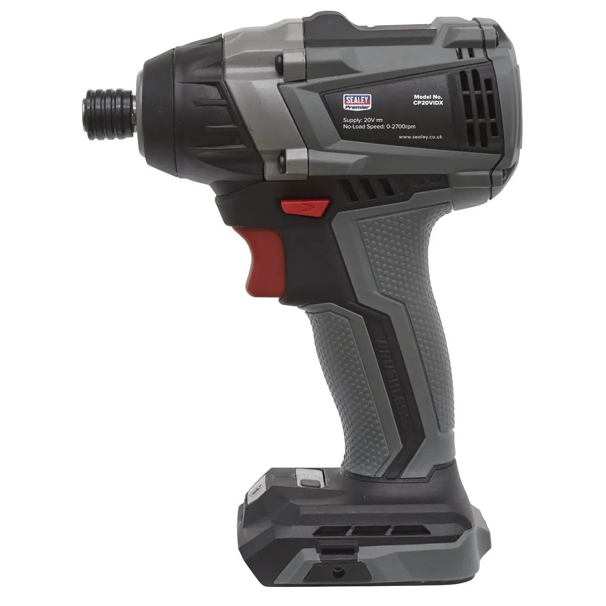 Sealey Premier Brushless Impact Driver 20V SV20 Series 1/4"Hex - Body Only