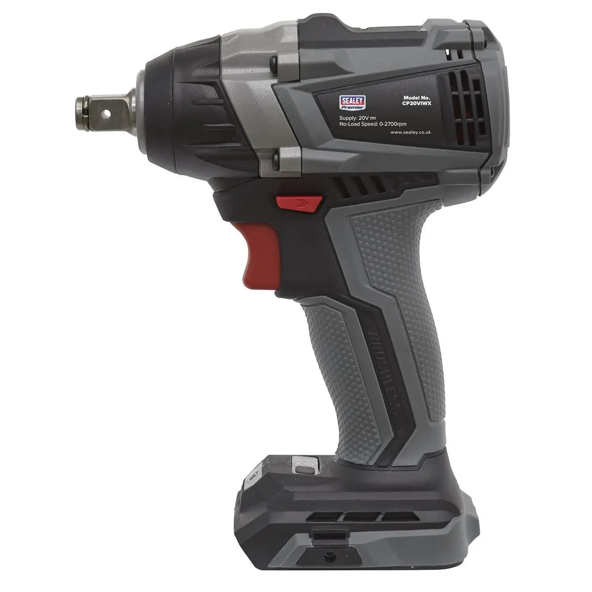 Sealey Premier Brushless Impact Wrench 20V 1/2"Sq - Body Only