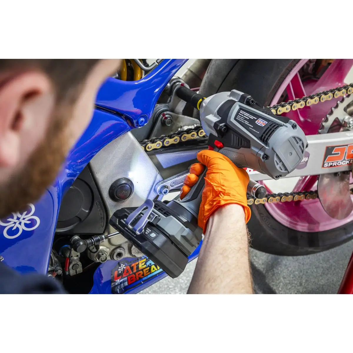 Sealey Premier Brushless Impact Wrench 20V SV20 Series 1/2"Sq Drive - Body Only  White Rose Tools