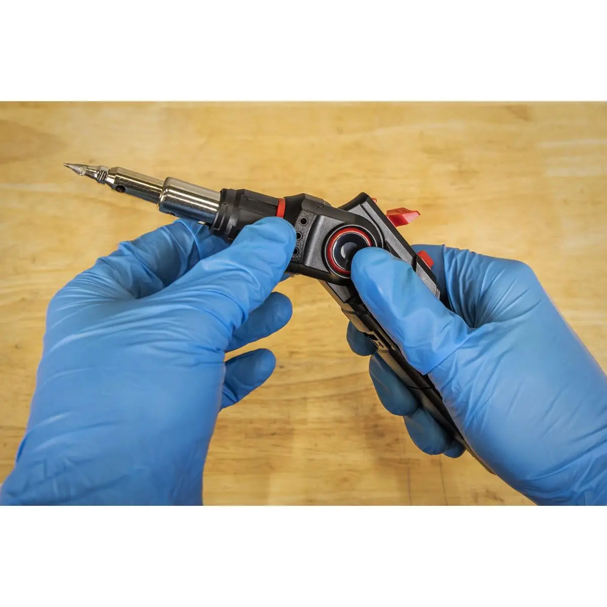 Sealey Premier Butane Indexing Soldering Iron Kit 3-in-1 White Rose Tools