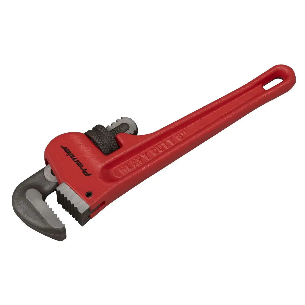 Sealey Premier Cast Steel Pipe Wrench European Pattern 200mm White Rose Tools