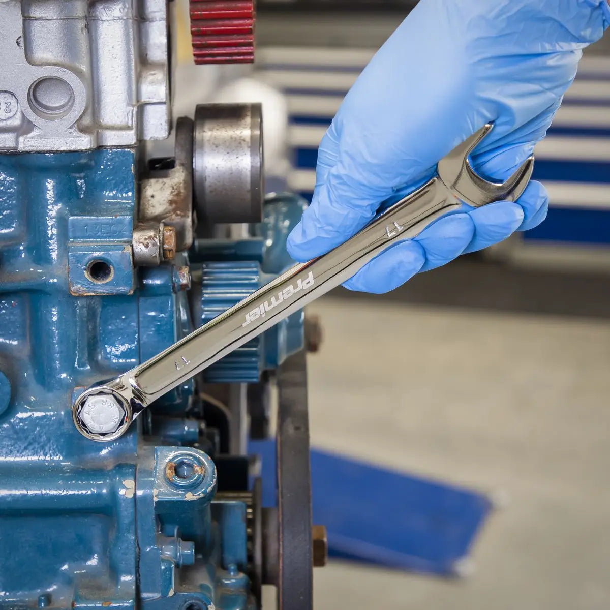 Sealey Premier Combination Spanner Set 21pc  White Rose Tools